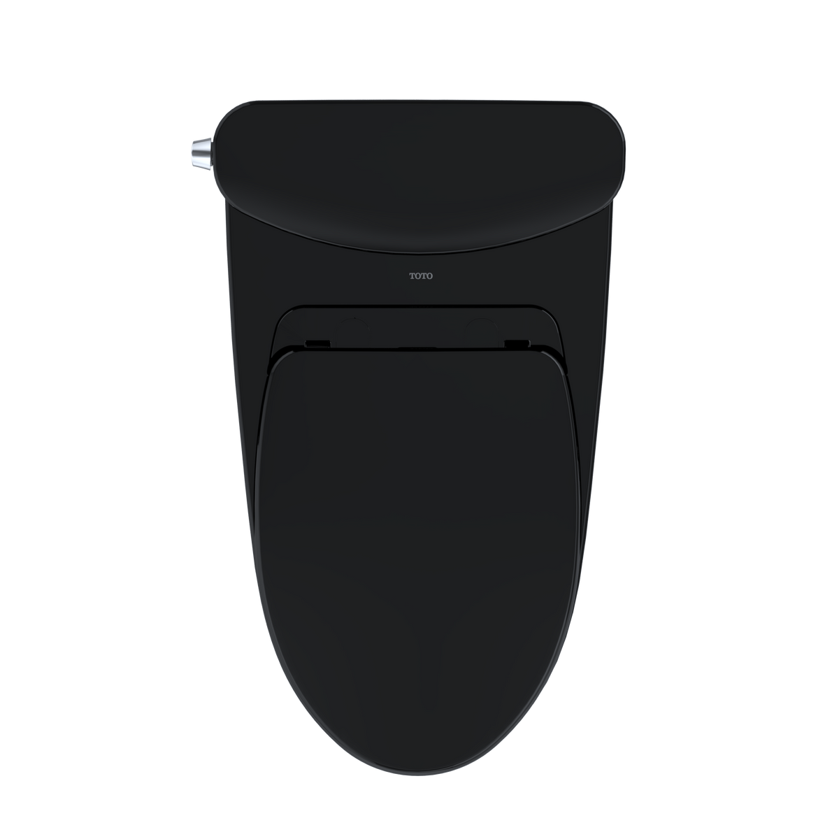 TOTO MS442124CEF#51 Nexus Two-Piece Elongated 1.28 Gpf Universal Height Toilet With Ss124 Softclose Seat - Ebony