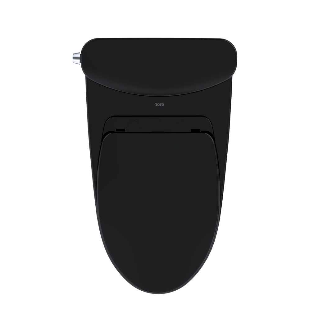 TOTO MS442124CUF#51 Nexus 1G Two-Piece Elongated 1.0 Gpf Universal Height Toilet With Ss124 Softclose Seat - Ebony