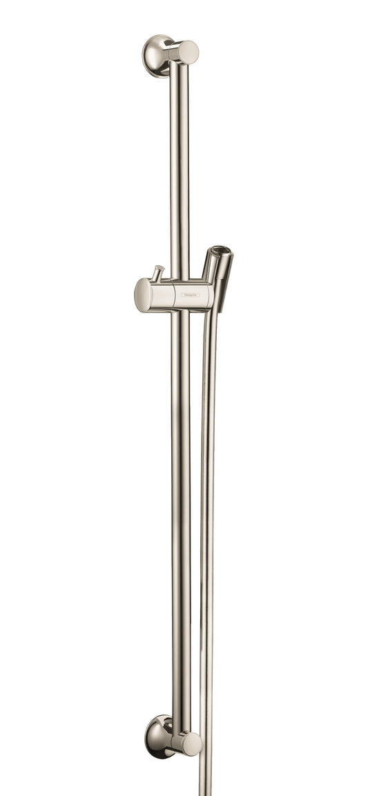 HANSGROHE 27617830 Unica Wallbar Classic, 24" - Polished Nickel