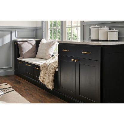 JEFFREY ALEXANDER 278L-SBZ Audrey 1-3/8" Diameter Square Knob - Satin Bronze