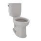 TOTO CST244EF#12 Entrada Two-Piece Elongated 1.28 GPF Universal Height Toilet , Sedona Beige