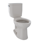 TOTO CST244EF#12 Entrada Two-Piece Elongated 1.28 Gpf Universal Height Toilet - Sedona Beige