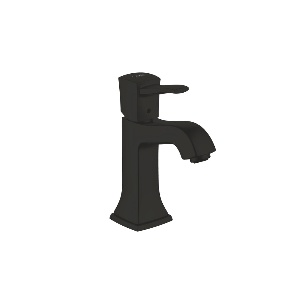 HANSGROHE 31300671 Metropol Classic Single-Hole Faucet 110 with Pop-Up Drain, 1.2 GPM - Matte Black