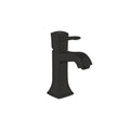 HANSGROHE 31300671 Metropol Classic Single-Hole Faucet 110 with Pop-Up Drain, 1.2 GPM - Matte Black