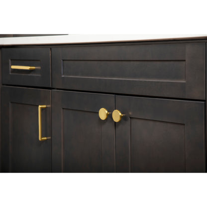 ELEMENTS 105-160BG Gibson 160 mm Center-to-Center Bar Pull - Brushed Gold