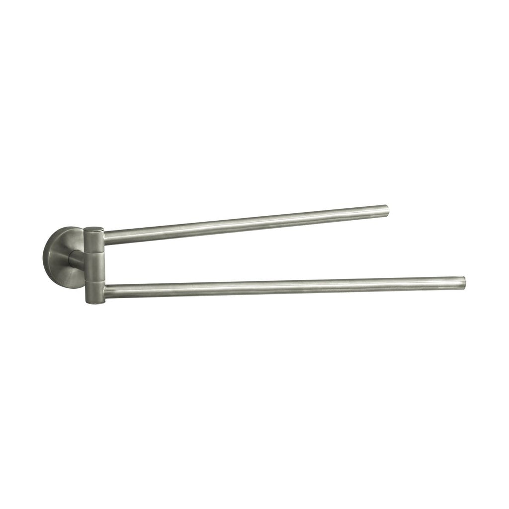 HANSGROHE 40512820 Logis Dual Towel Bar - Brushed Nickel