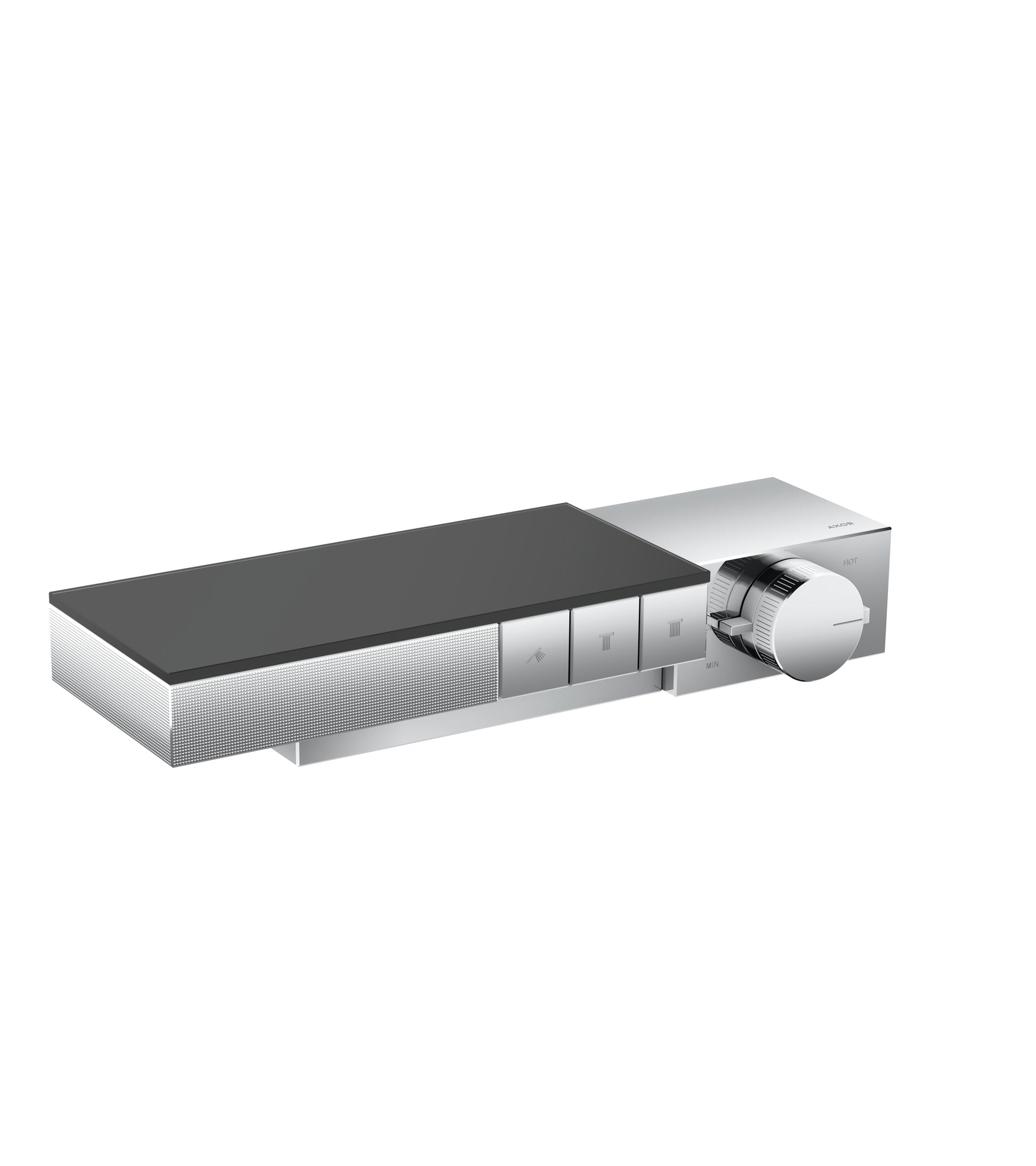 AXOR 46141001 Edge Thermostatic Trim for Exposed Installation for 3 Functions - Diamond Cut - Chrome