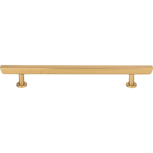 ATLAS 416-WB Tiki Hut 6 5/16" Center to Center Bar Pull , Warm Brass