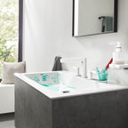 HANSGROHE 76033701 Finoris Wide-spread Faucet 110 with Pop-up Drain, 1.2 GPM - Matte White