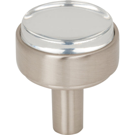 JEFFREY ALEXANDER 775SN Carmen 1-1/8" Diameter Mushroom Knob - Satin Nickel