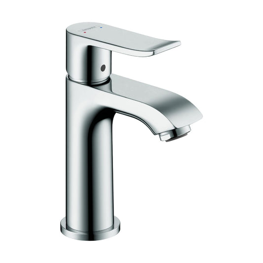 HANSGROHE 31088001 Metris Single-Hole Faucet 100 with Pop-Up Drain, 1.2 GPM - Chrome