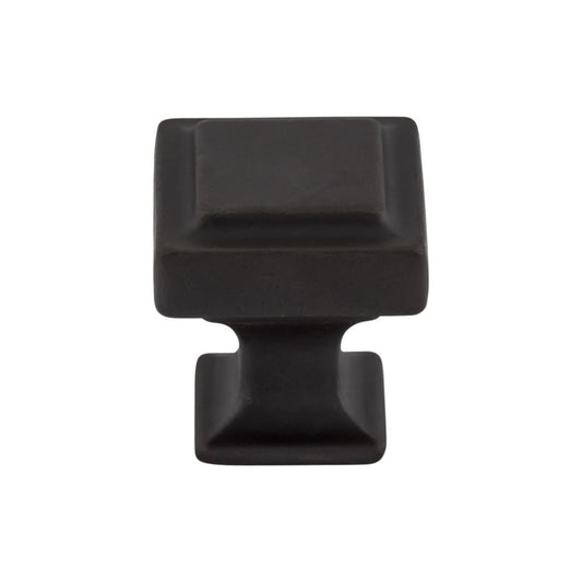 TOP KNOBS TK701SAB Ascendra 1 1/8" Length Square Knob - Sable