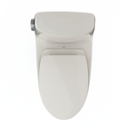 TOTO MS604124CEFG#12 Ultramax Ii One-Piece Elongated 1.28 Gpf Universal Height Toilet With Cefiontect And Ss124 Softclose Seat - Sedona Beige