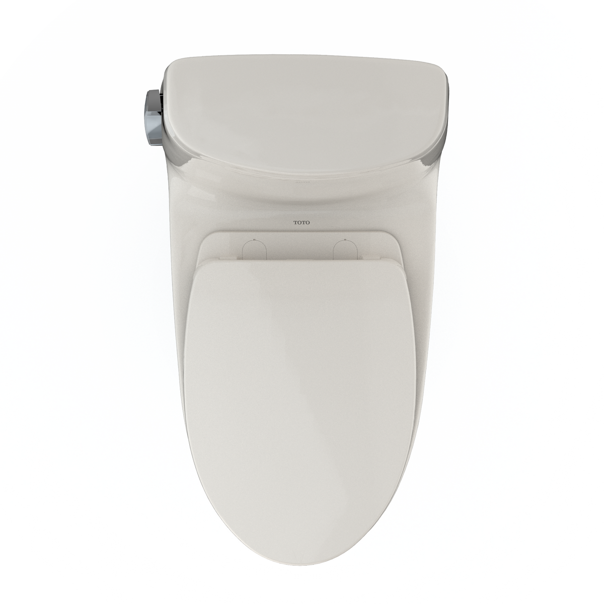 TOTO MS604124CEFG#12 Ultramax Ii One-Piece Elongated 1.28 Gpf Universal Height Toilet With Cefiontect And Ss124 Softclose Seat - Sedona Beige