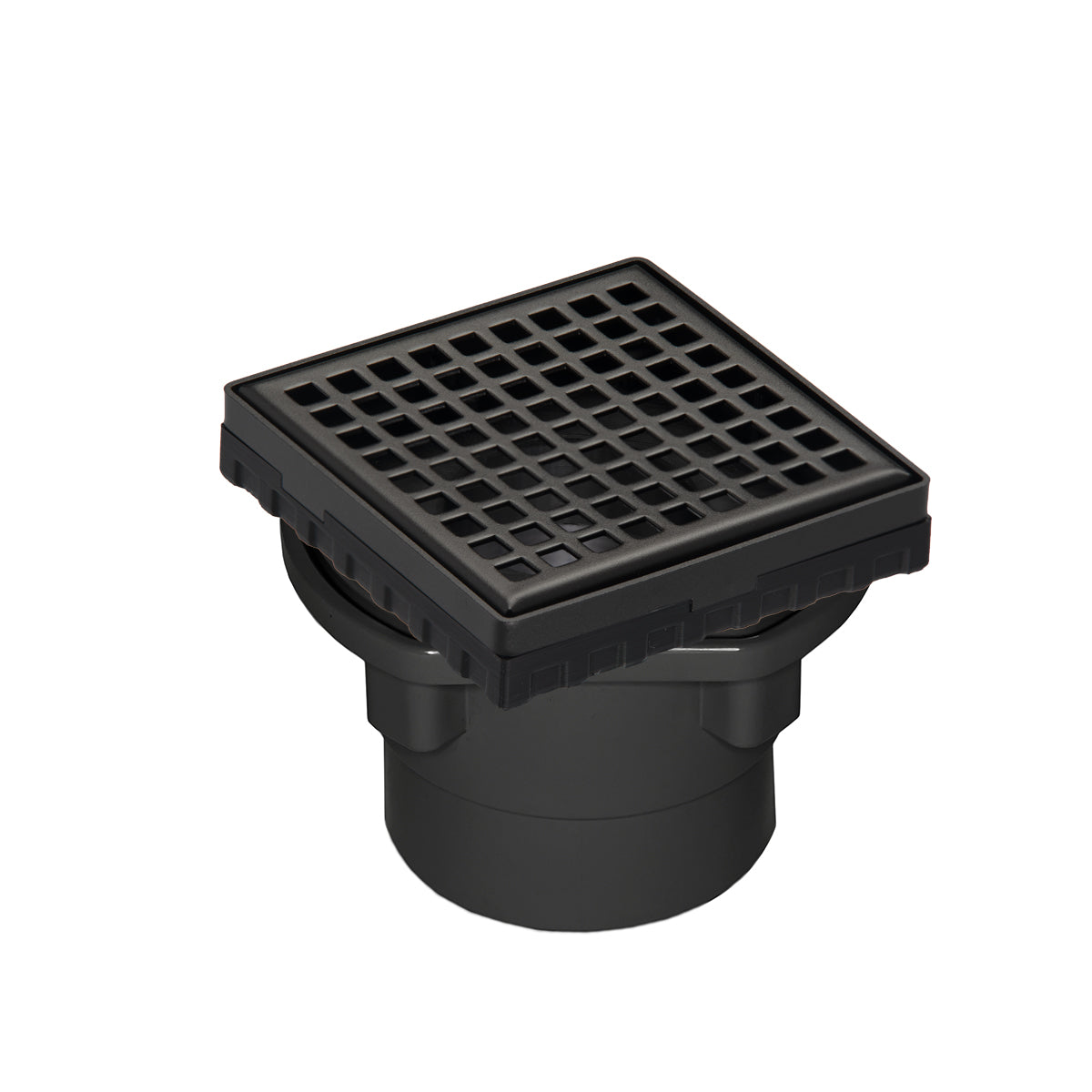 INFINITY DRAIN LQD4-2A ORB LQD 4 4" x 4" LQD 4 Squares Pattern Complete Kit in Oil Rubbed Bronze with ABS Drain Body, 2" Outlet