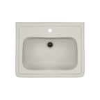 TOTO LPT532N#12 Promenade 24" X 19-1/4" Rectangular Pedestal Bathroom Sink For Single Hole Faucets - Sedona Beige