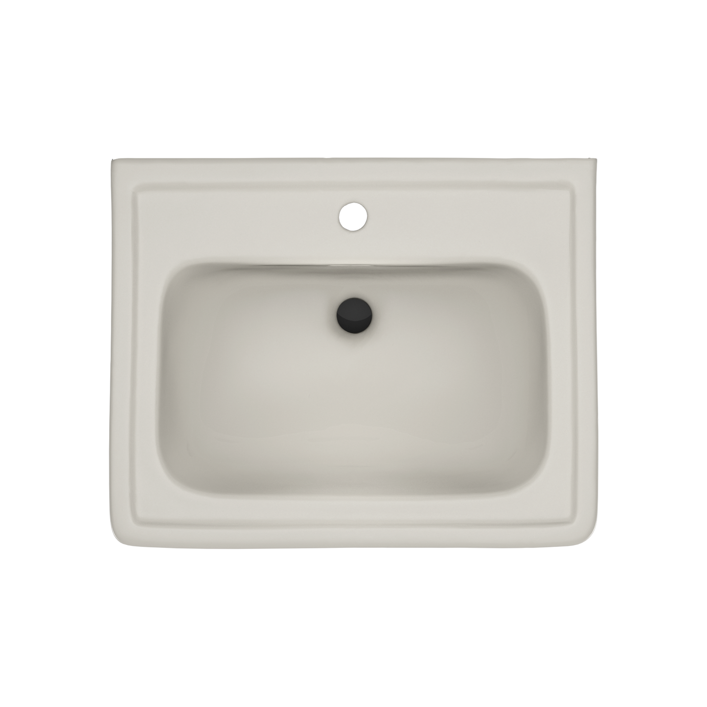 TOTO LPT532N#12 Promenade 24" X 19-1/4" Rectangular Pedestal Bathroom Sink For Single Hole Faucets - Sedona Beige