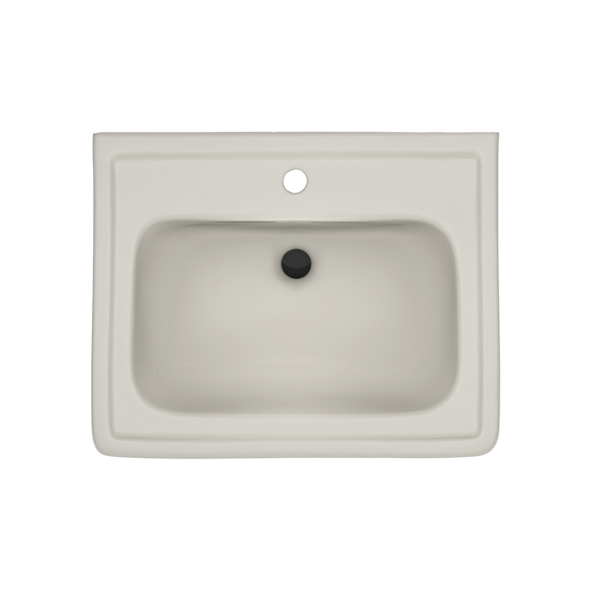 TOTO LPT532N#12 Promenade 24" X 19-1/4" Rectangular Pedestal Bathroom Sink For Single Hole Faucets - Sedona Beige