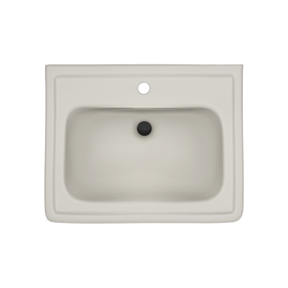 TOTO LPT532N#12 Promenade 24" X 19-1/4" Rectangular Pedestal Bathroom Sink For Single Hole Faucets - Sedona Beige