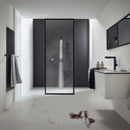 HANSGROHE 24131671 Pulsify S Showerhead 105 1-Jet, 2.5 GPM - Matte Black