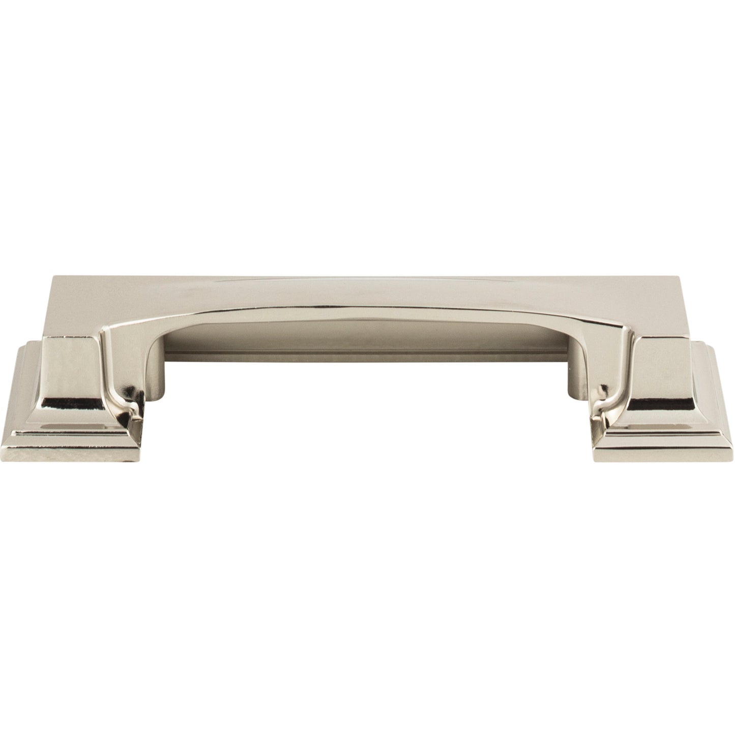 ATLAS 339-PN Sutton Place 3" Center to Center Cup/Bin Pull , Polished Nickel