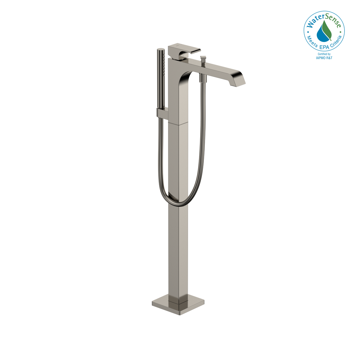 TOTO TBG08306U#PN Gc Single-Handle Free Standing Tub Filler With Handshower - Polished Nickel