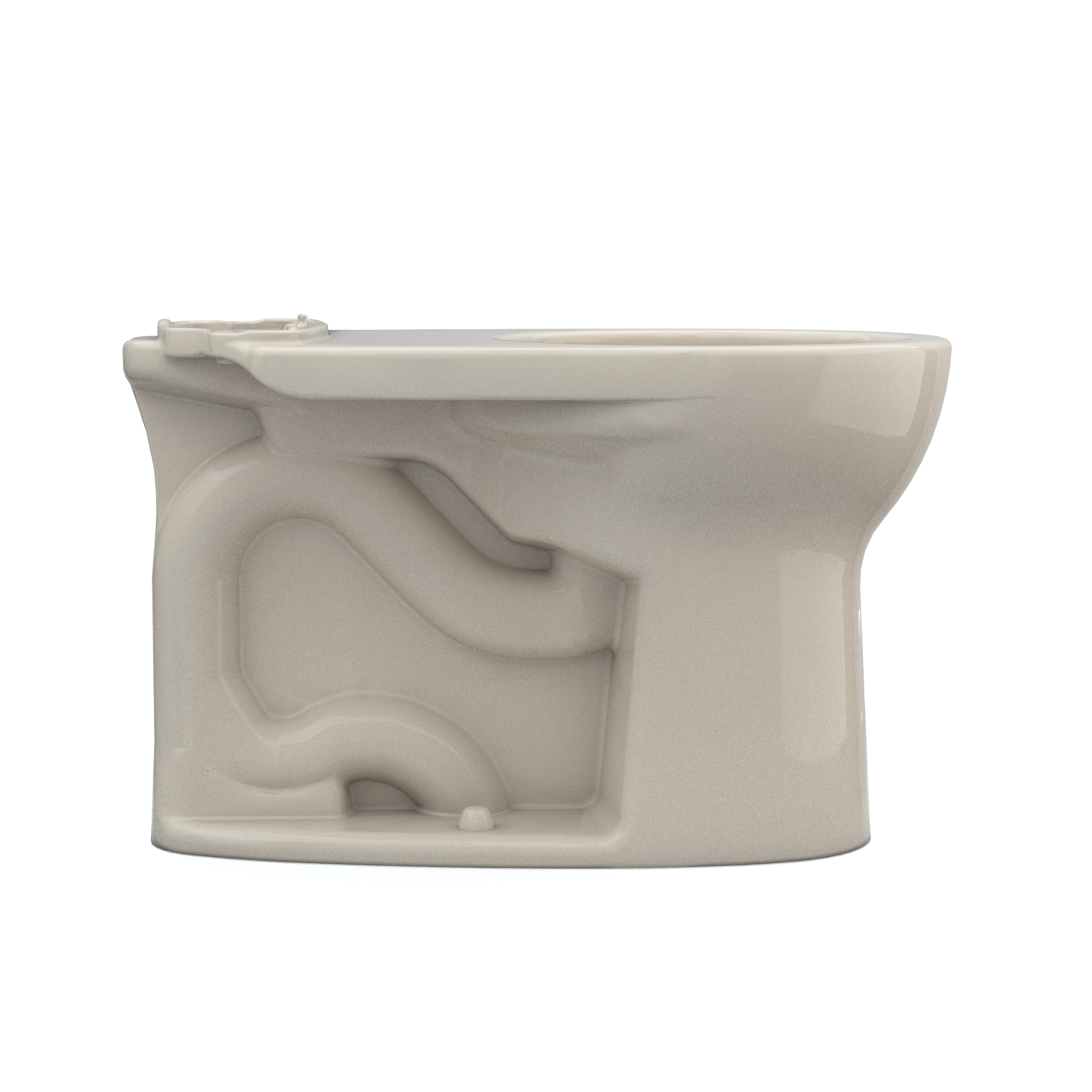 TOTO C775CEFG#03 Drake Round Tornado Flush Toilet Bowl With Cefiontect - Bone