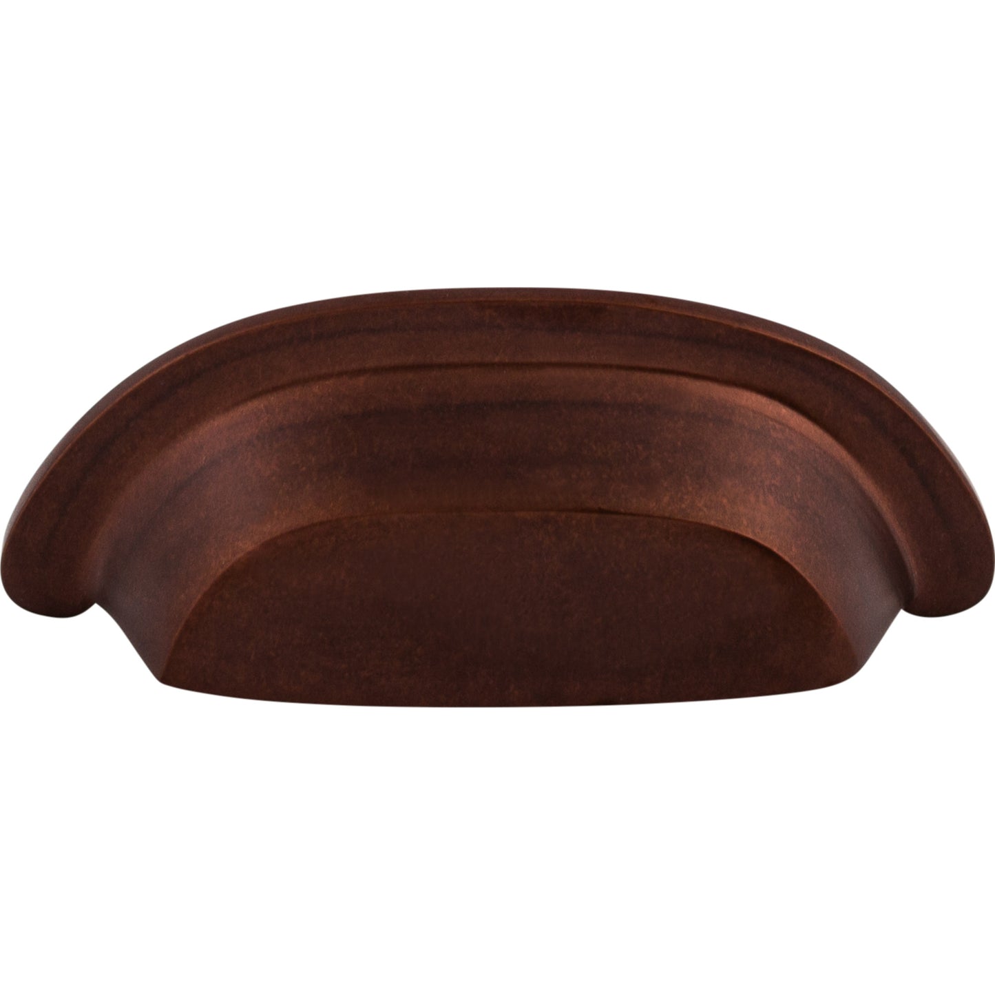 TOP KNOBS M1413 Aspen 3" Center to Center Cup/Bin Pull - Mahogany Bronze