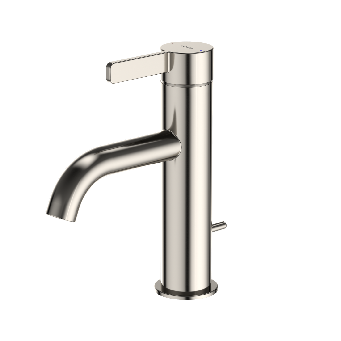 TOTO TLG11301U#PN GF Series 1.2 GPM Single Handle Bathroom Sink Faucet with COMFORT GLIDE Technology and Drain Assembly , Polished Nickel