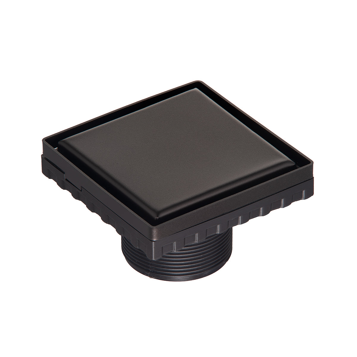 INFINITY DRAIN LS4-2 ORB LSD 4 4"x4" LS4 Solid Style Strainer-2" Throat in Oil Rubbed Bronze