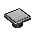 INFINITY DRAIN LS4-2 PS LSD 4 4"x4" LS4 Solid Style Strainer-2" Throat in Polished Stainless Steel