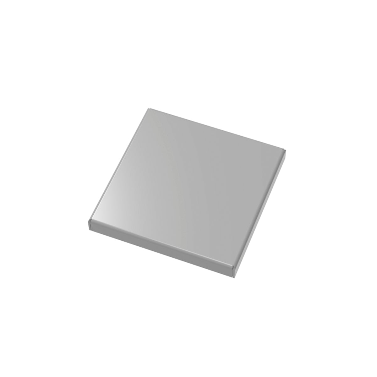 INFINITY DRAIN LS5-2 SS LSD 5 5"x5" LS5 Solid Style Strainer-2" Throat Satin Stainless Steel