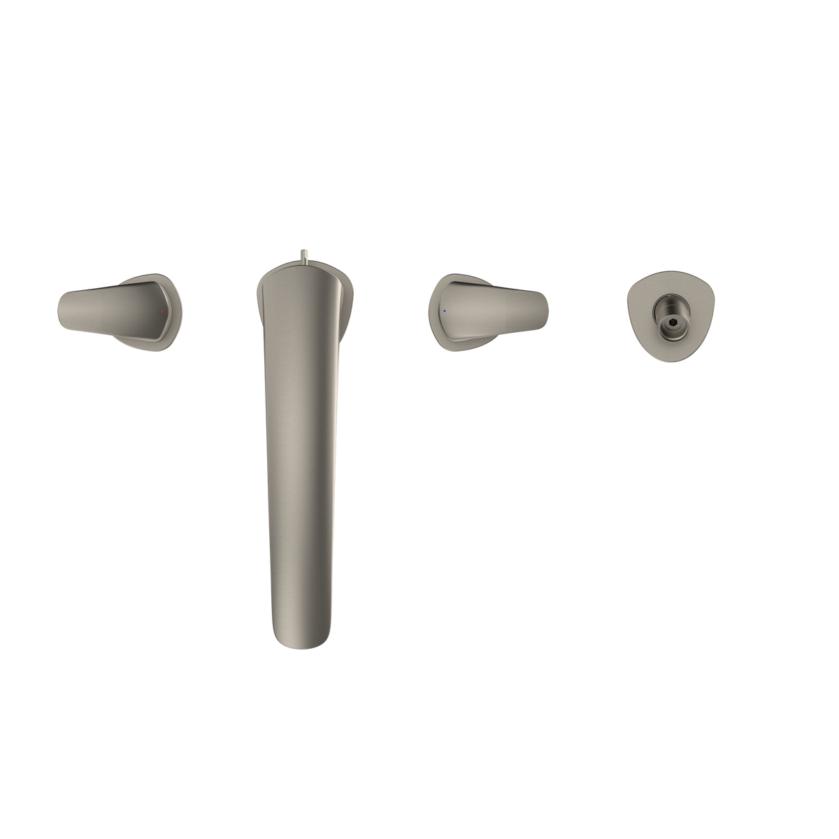 TOTO TBG09202U#BN Gm Two-Handle Deck-Mount Roman Tub Filler Trim With Handshower - Brushed Nickel
