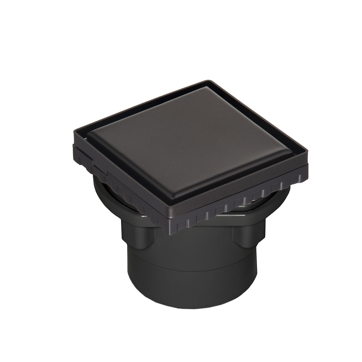 INFINITY DRAIN LSD4-2A ORB LSD 4 4" x 4" LSD 4 Solid Style Complete Kit in Oil Rubbed Bronze with ABS Drain Body, 2" Outlet