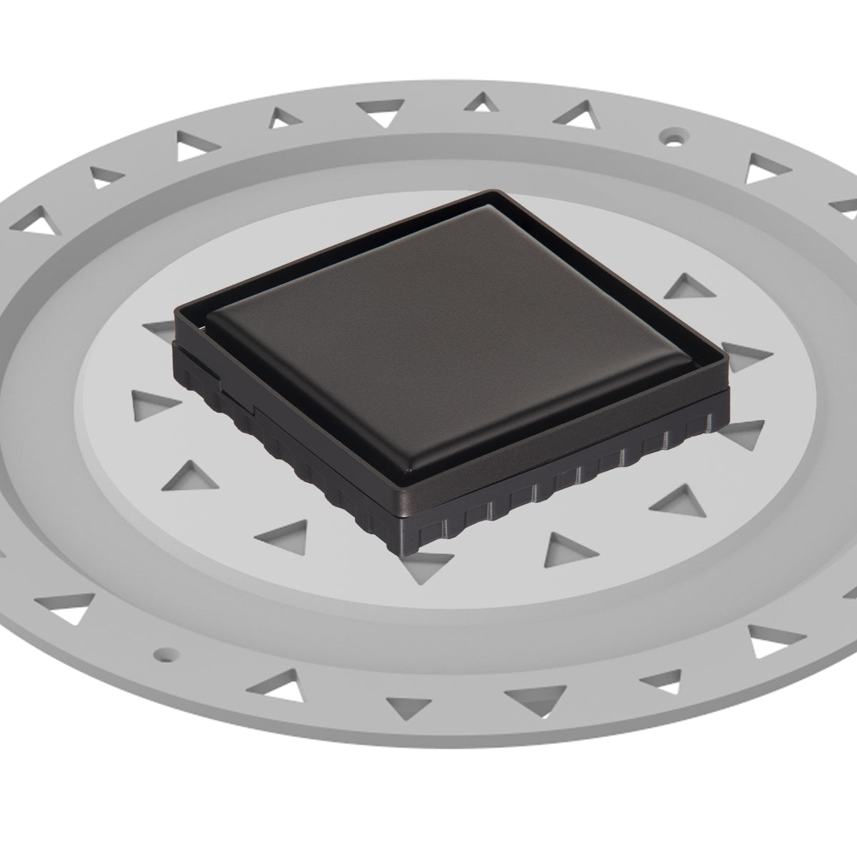 INFINITY DRAIN LSD4 BP ORB LSD 4 4" x 4" LSD 4 Solid Style Complete Kit in Oil Rubbed Bronze with PVC Bonded Flange, 2", 3" and 4" Outlet