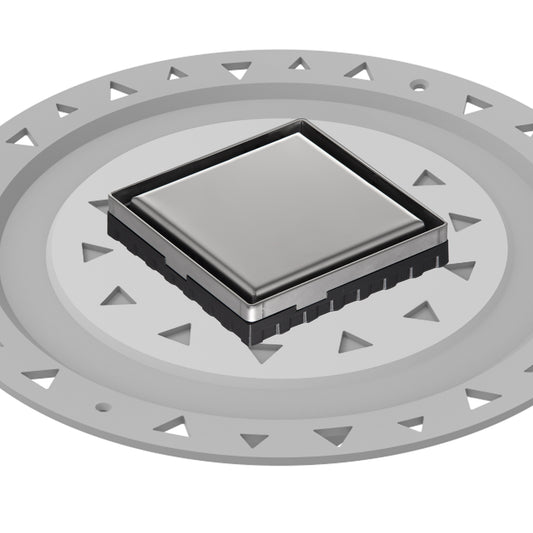 INFINITY DRAIN LSD4 BP PS LSD 4 4" x 4" LSD 4 Solid Style Complete Kit in Polished Stainless with PVC Bonded Flange, 2", 3" and 4" Outlet