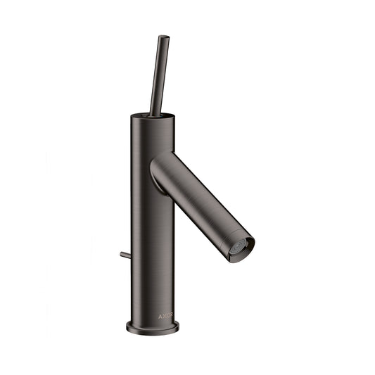AXOR 10111341 Starck Single-Hole Faucet 90 with Pop-Up Drain, 1.2 GPM - Brushed Black Chrome