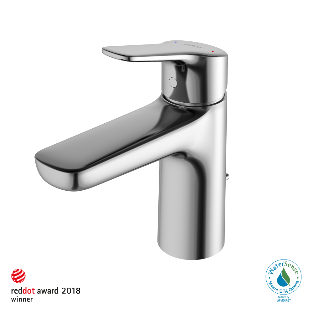 TOTO TLG03301U#CP Gs Series 1.2 Gpm Single Handle Bathroom Sink Faucet With Comfort Glide Technology And Drain Assembly - Polished Chrome