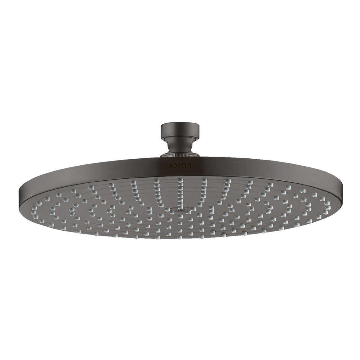 AXOR 28494341 Starck Showerhead 240 1-Jet, 2.5 GPM - Brushed Black Chrome