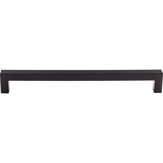 TOP KNOBS TK164BLK Square Bar 12" Center to Center Appliance Pull - Flat Black