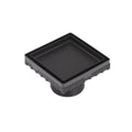 INFINITY DRAIN LT4-2 BK LTD 4 4"x4" LT4 Tile Drain Strainer-2" Throat in Matte Black