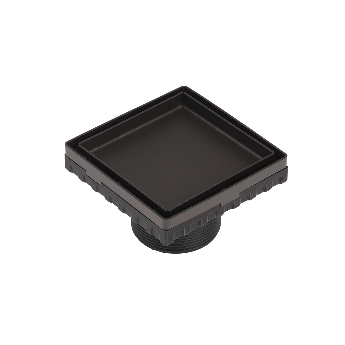 INFINITY DRAIN LT4-2 ORB LTD 4 4"x4" LT4 Tile Drain Strainer-2" Throat in Oil Rubbed Bronze