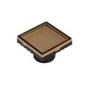 INFINITY DRAIN LT4-2 SB LTD 4 4"x4" LT4 Tile Drain Strainer-2" Throat in Satin Bronze