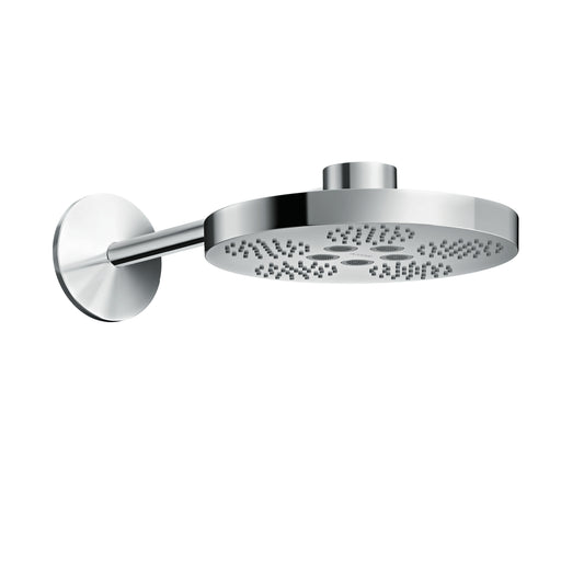 AXOR 48481001 ONE Showerhead 280 2-Jet with Showerarm Trim, 2.5 GPM - Chrome