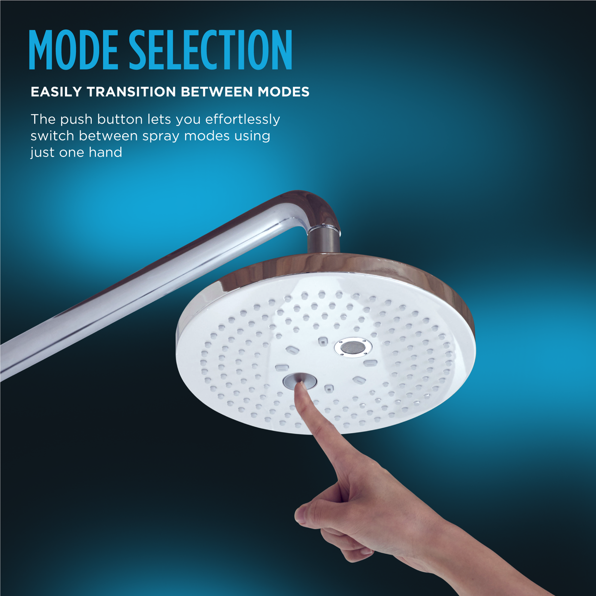 TOTO TBW02004U1#CP G Series 2.5 Gpm Multifunction 8.5 Inch Square Showerhead With Comfort Wave And Warm Spa - Polished Chrome