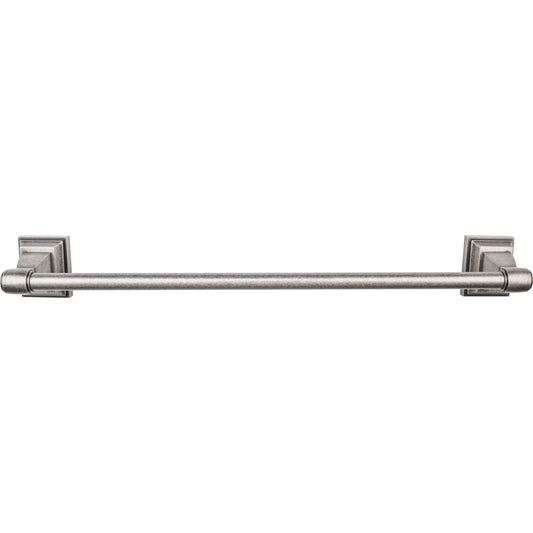 TOP KNOBS STK10AP TOP BATH (R) Stratton Bath Single 32" Wall Mounted Towel Bar - Antique Pewter