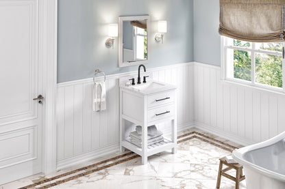 JEFFREY ALEXANDER VN2WAV-24-GR-NT 24" Grey Wavecrest Vanity - Grey