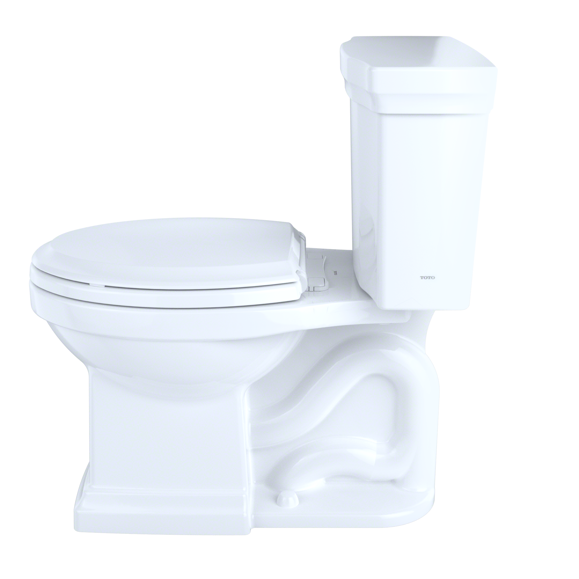 TOTO CST404CEF#51 Promenade Ii Two-Piece Elongated 1.28 Gpf Universal Height Toilet - Ebony