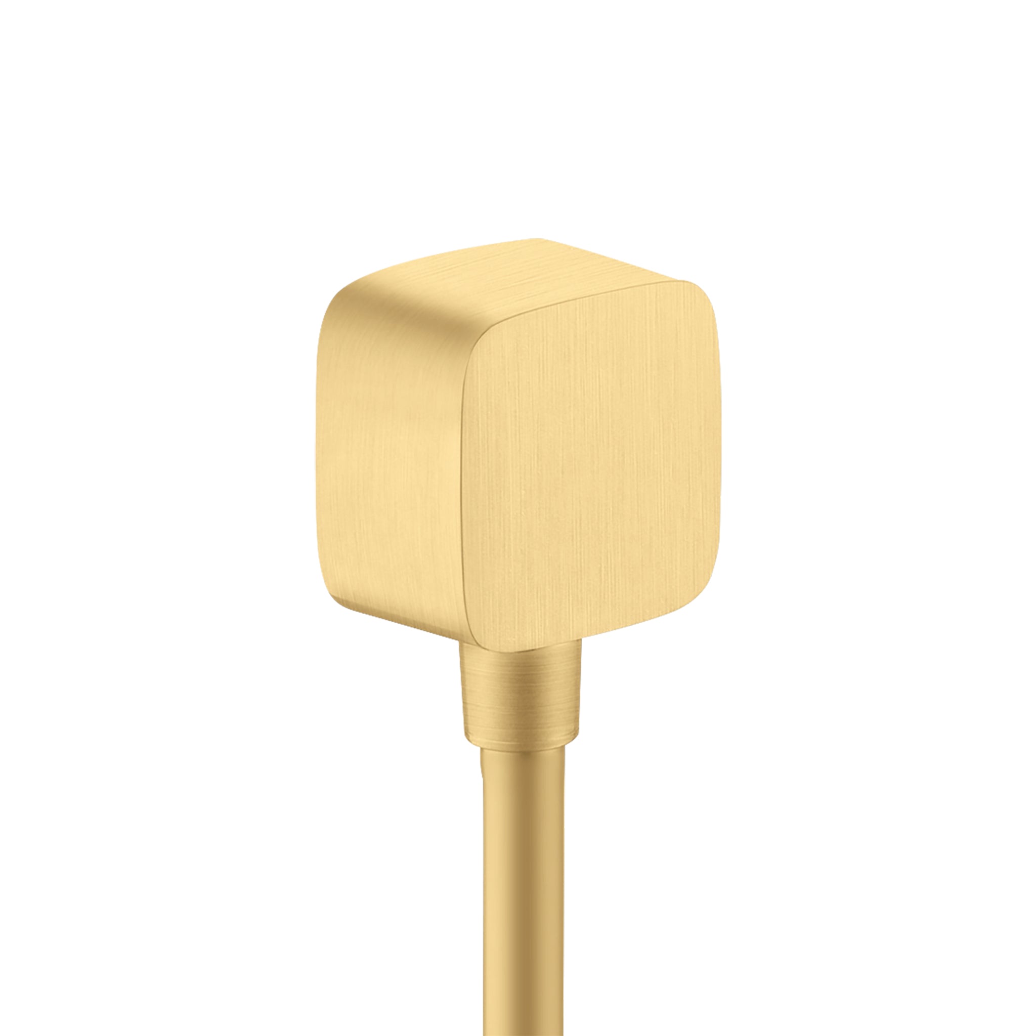 AXOR 36731251 ShowerSolutions Wall Outlet SoftCube with Check Valves - Brushed Gold Optic