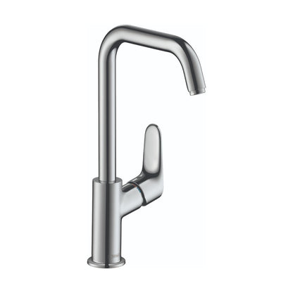HANSGROHE 31609001 Chrome Focus Modern Single Hole Bathroom Faucet 1.2 GPM